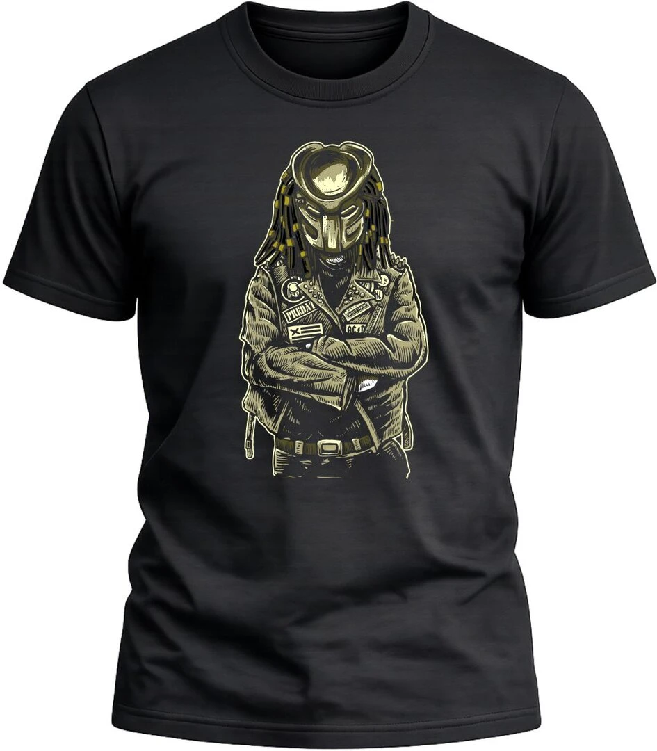 Camiseta Predator color negro con diseño exclusivo y acabado premium.