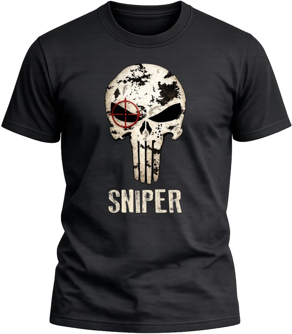 Camsieta Sniper color negro con diseño exclusivo y acabado premium. 