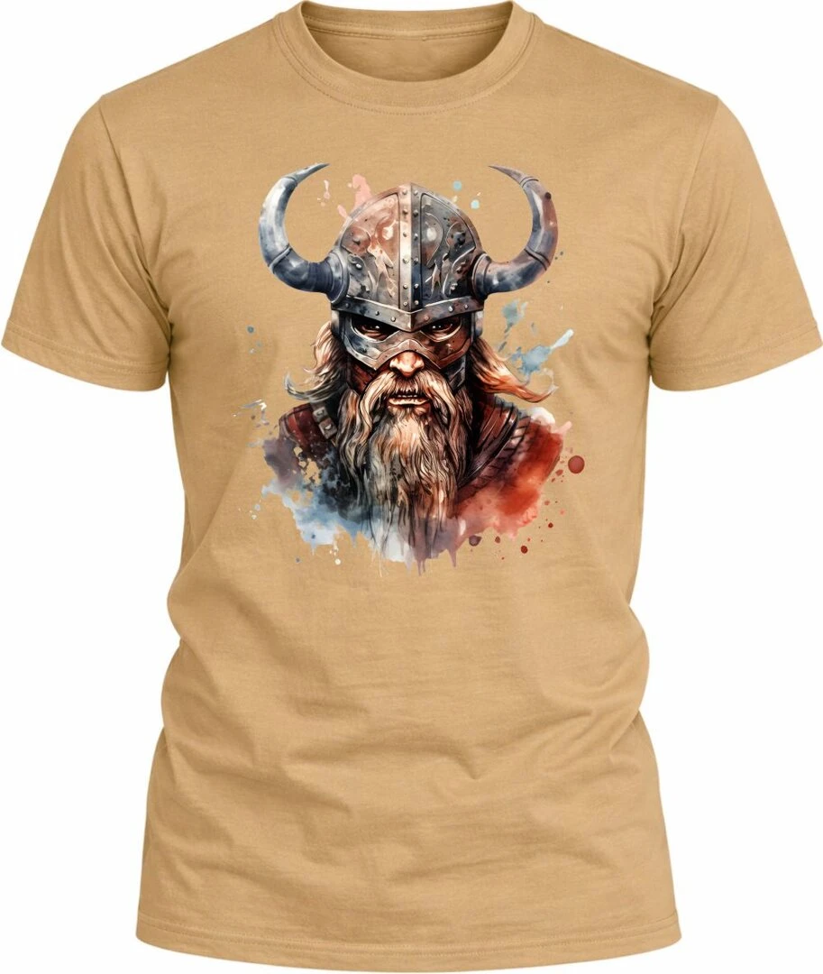 Camiseta Vikingo color san con diseño exclusivo y acabado premium. 